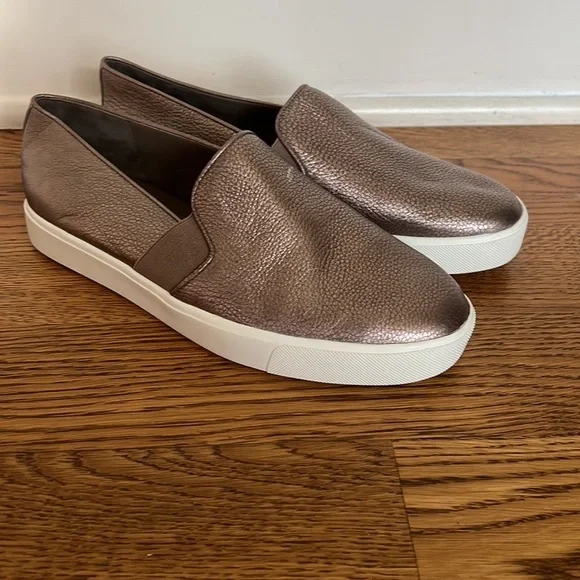 Vince Metallic Gold Sneaker - Picture 1 of 3